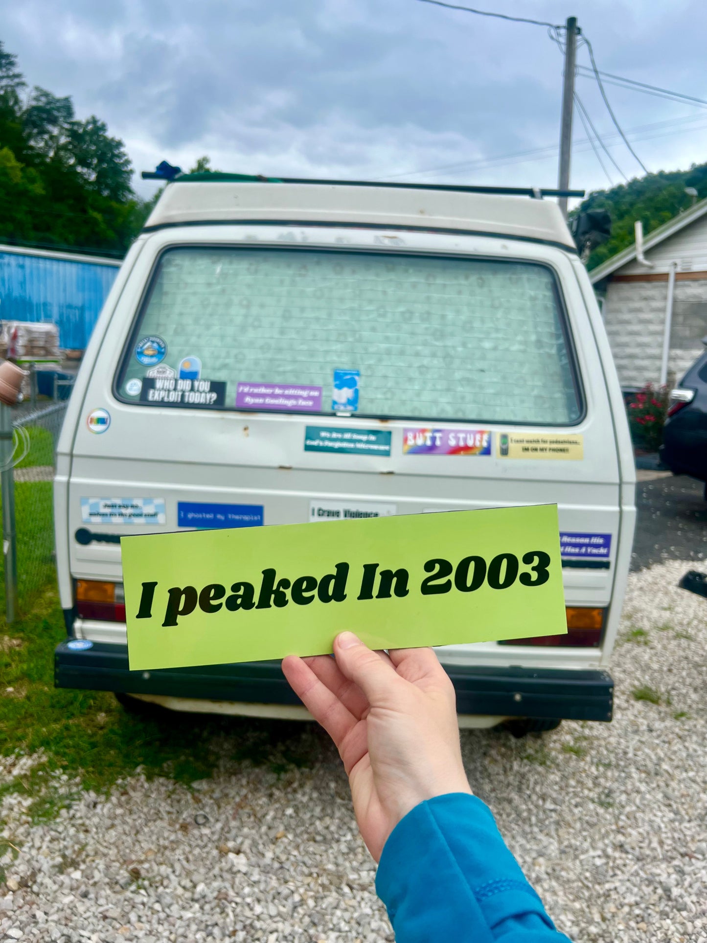 I peaked in 2003 Sticker