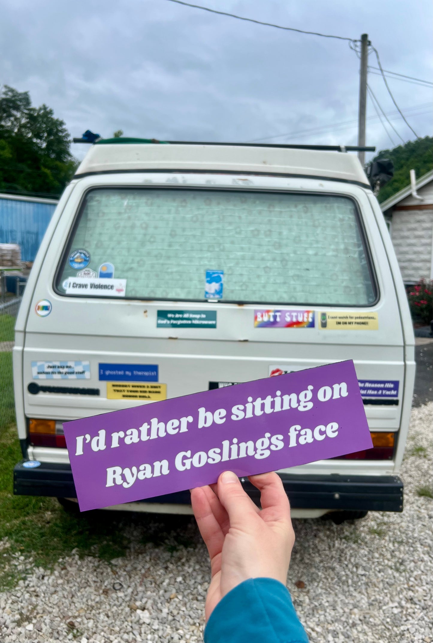 I'd rather be sitting on Ryan Gosling's Face