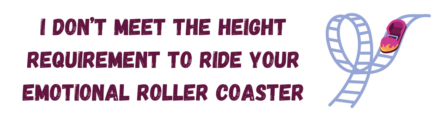 Emotional Rollercoaster Sticker