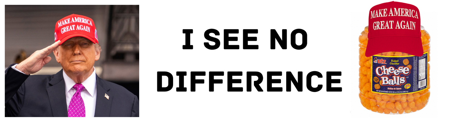 Trump Cheese Puff Sticker