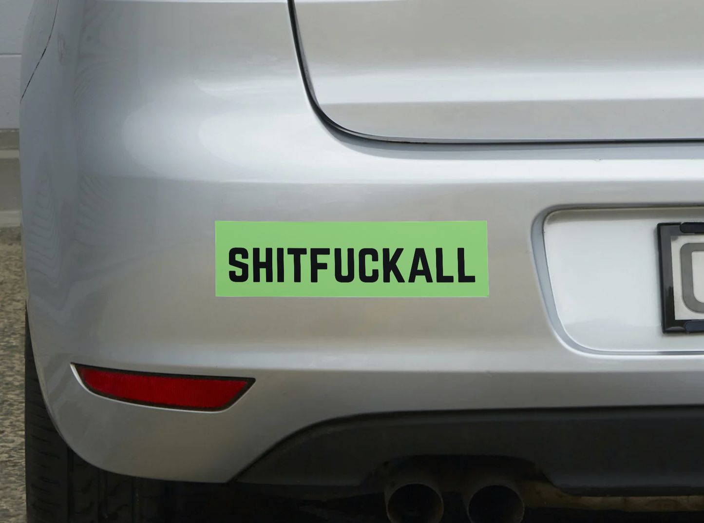 SHITFUCKALL Sticker