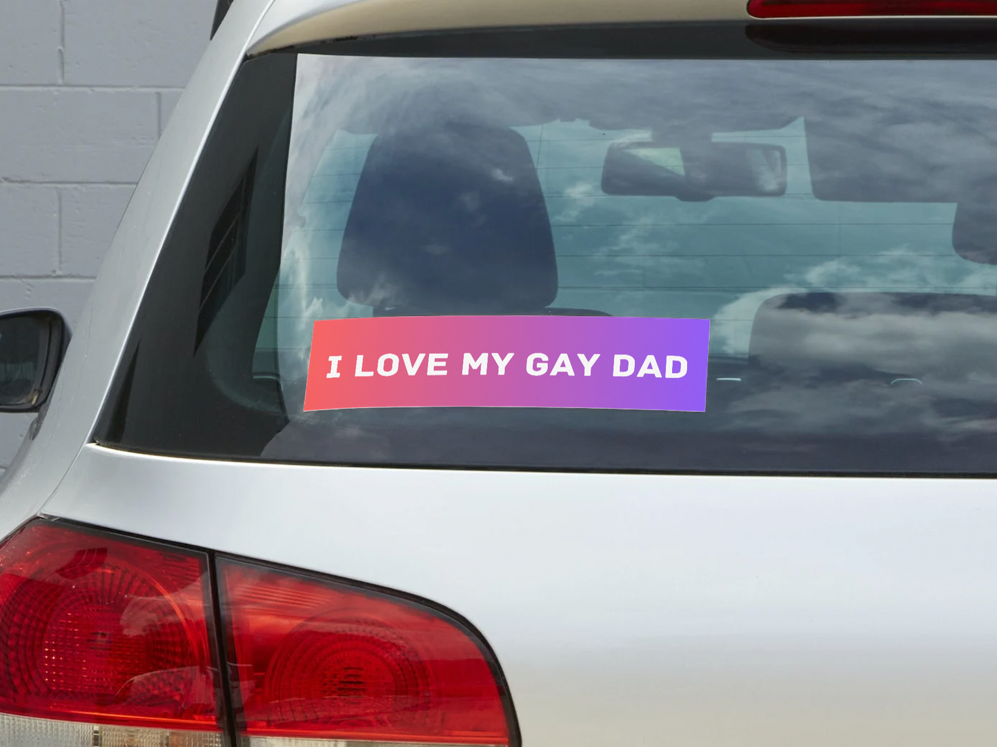 Gay Dad Sticker