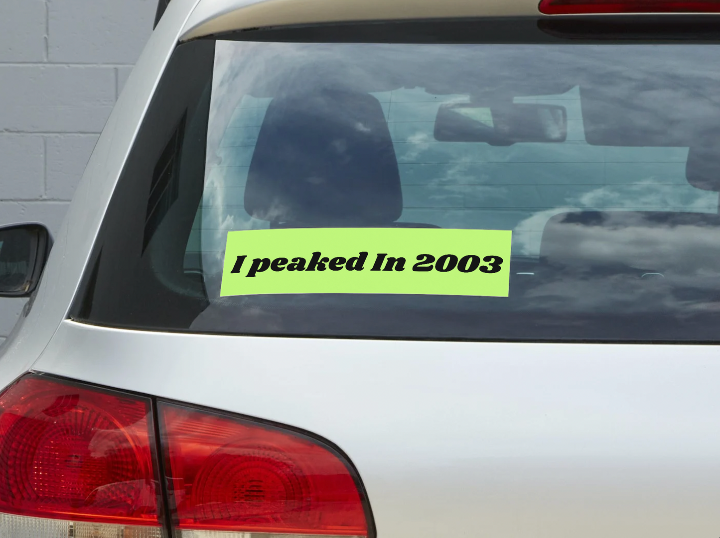 I peaked in 2003 Sticker