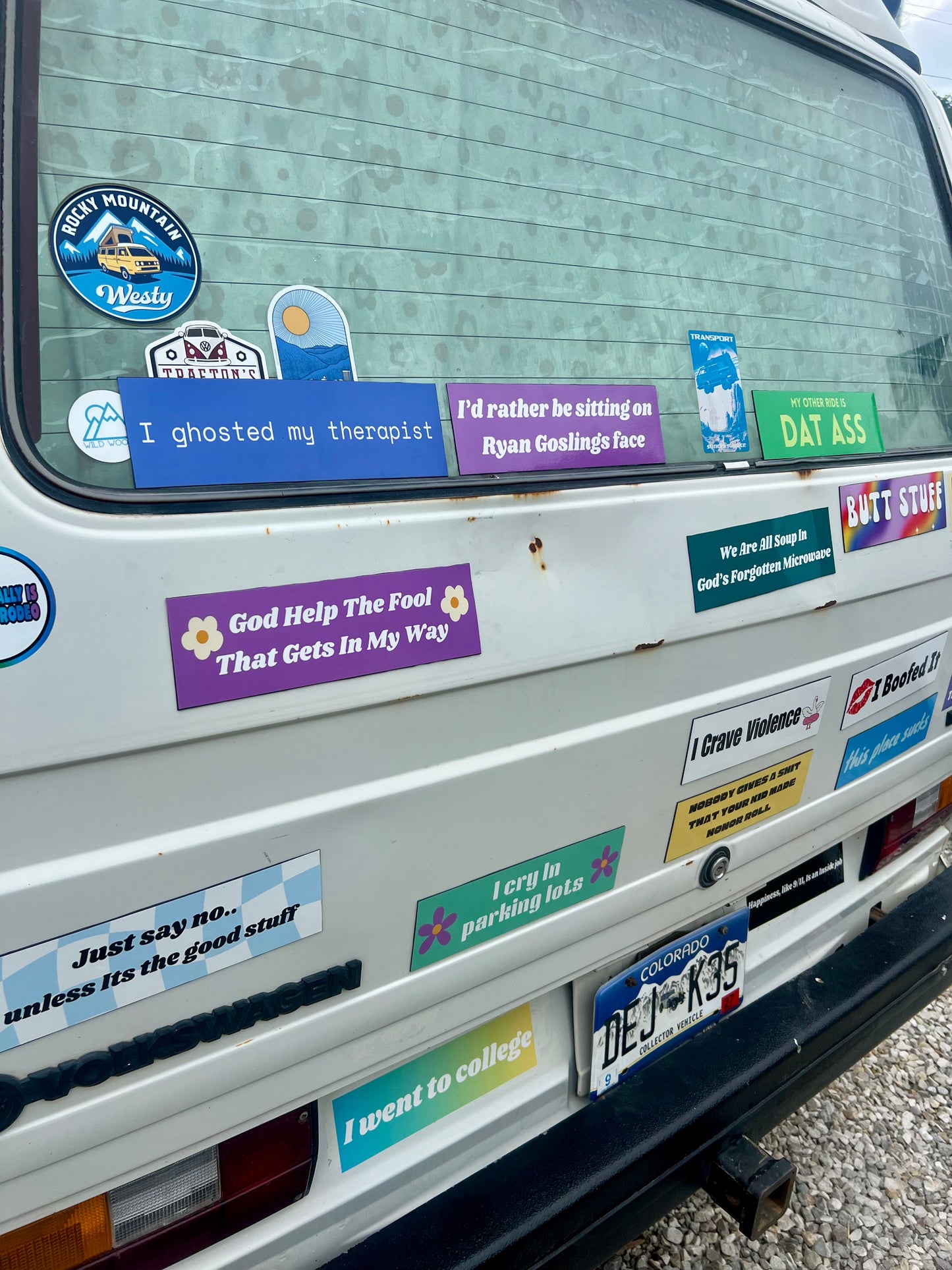 God Help the Fool That Gets In My Way Sticker