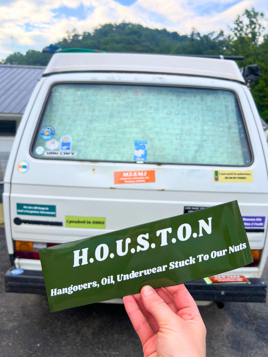 HOUSTON Acronym Sticker