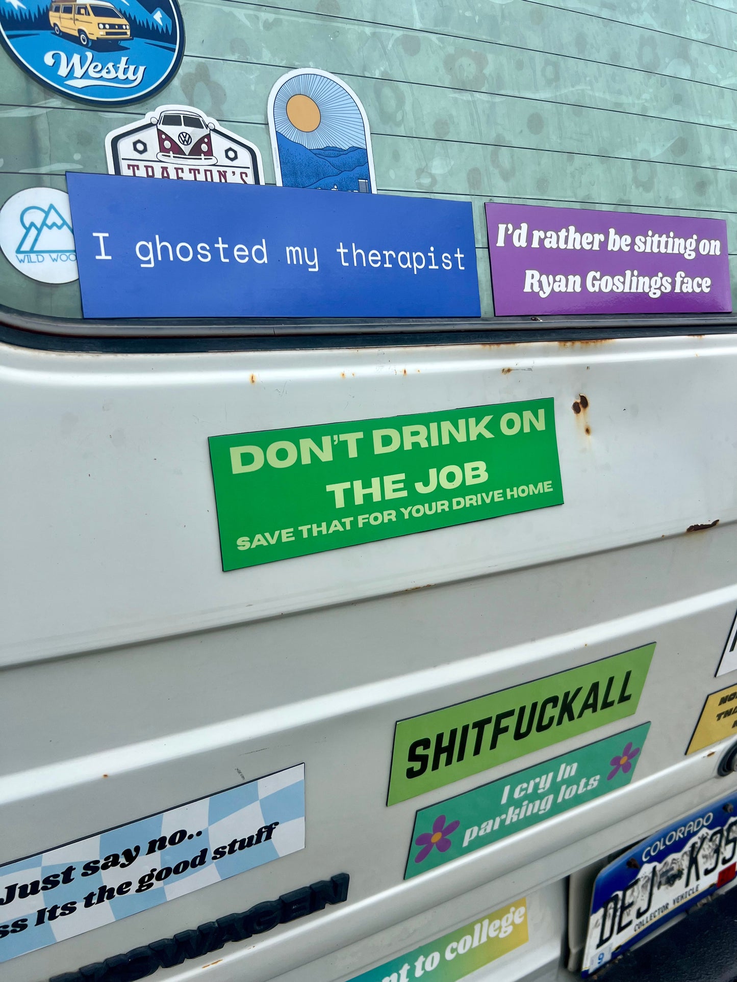 Don't Drink on the Job Sticker