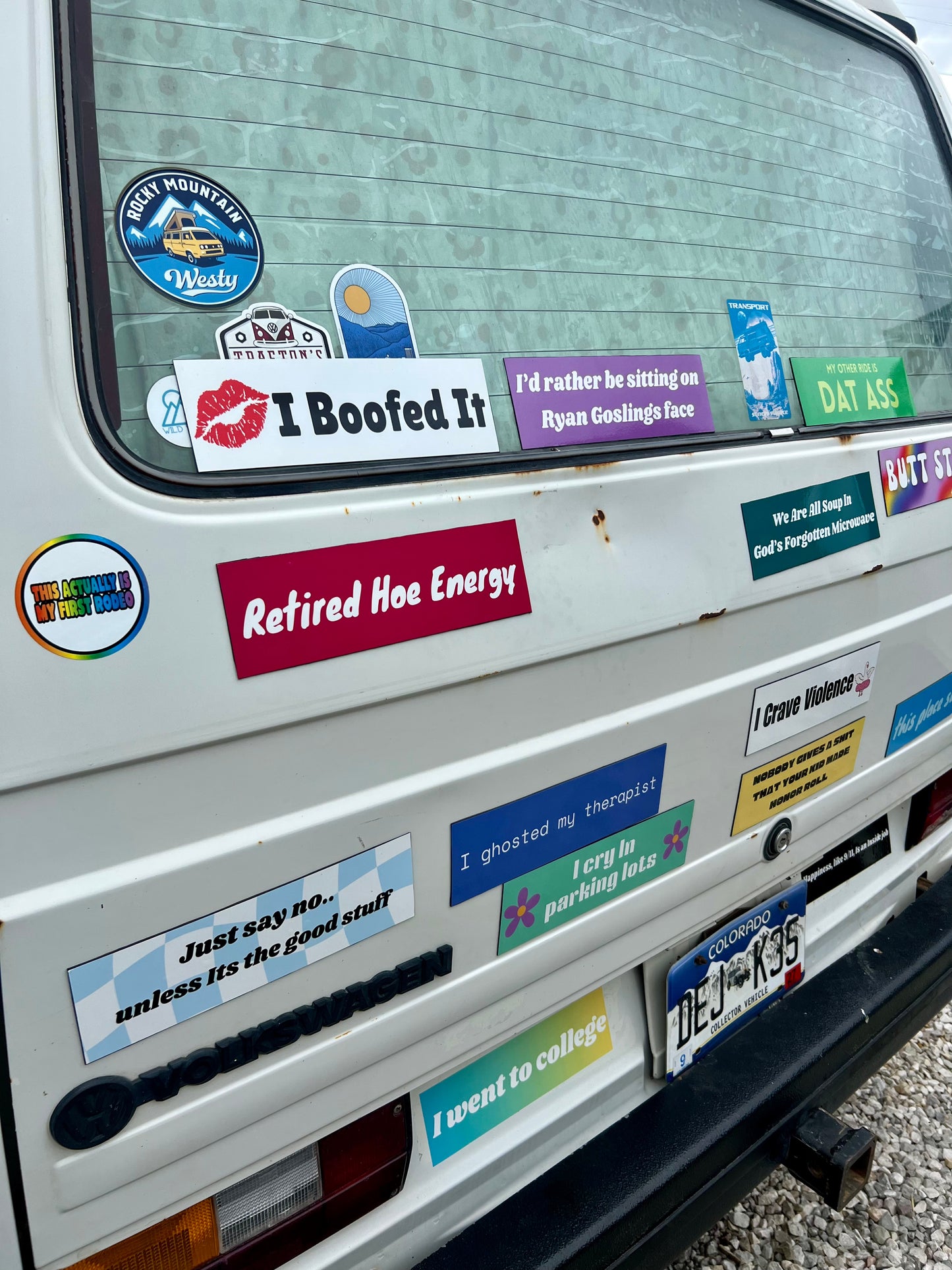 Retired Hoe energy Sticker