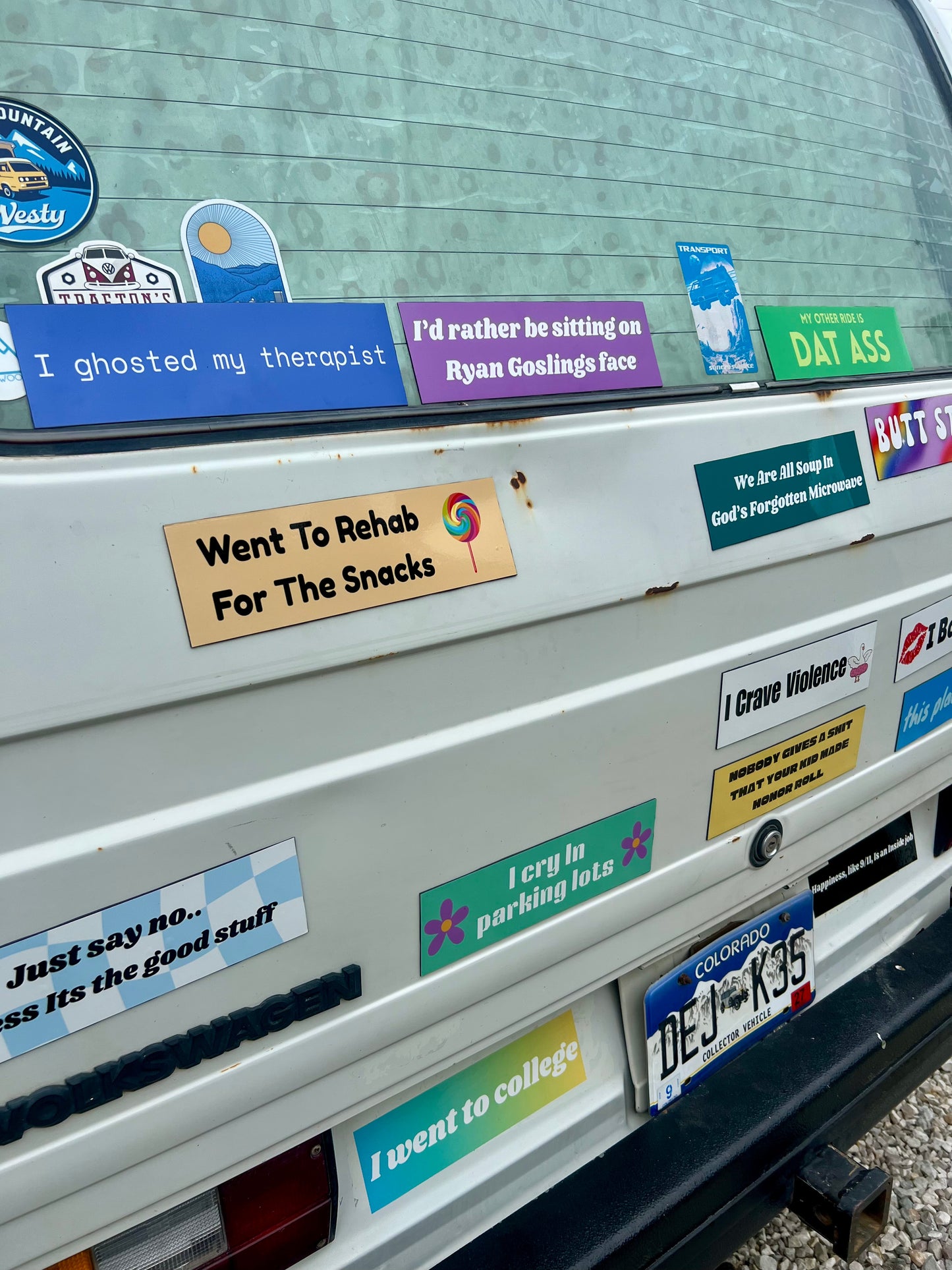 Went to Rehab For the Snacks Sticker