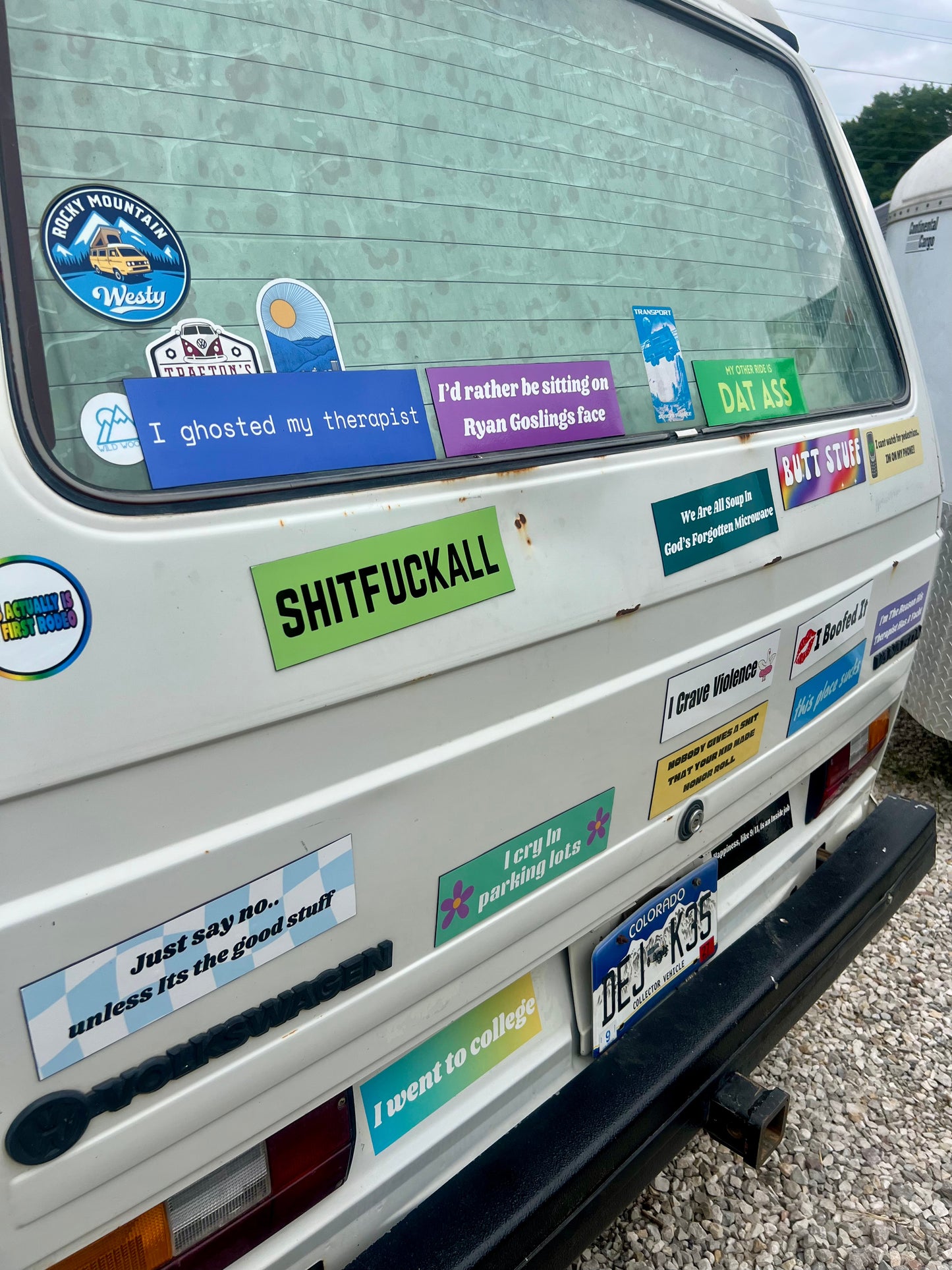SHITFUCKALL Sticker