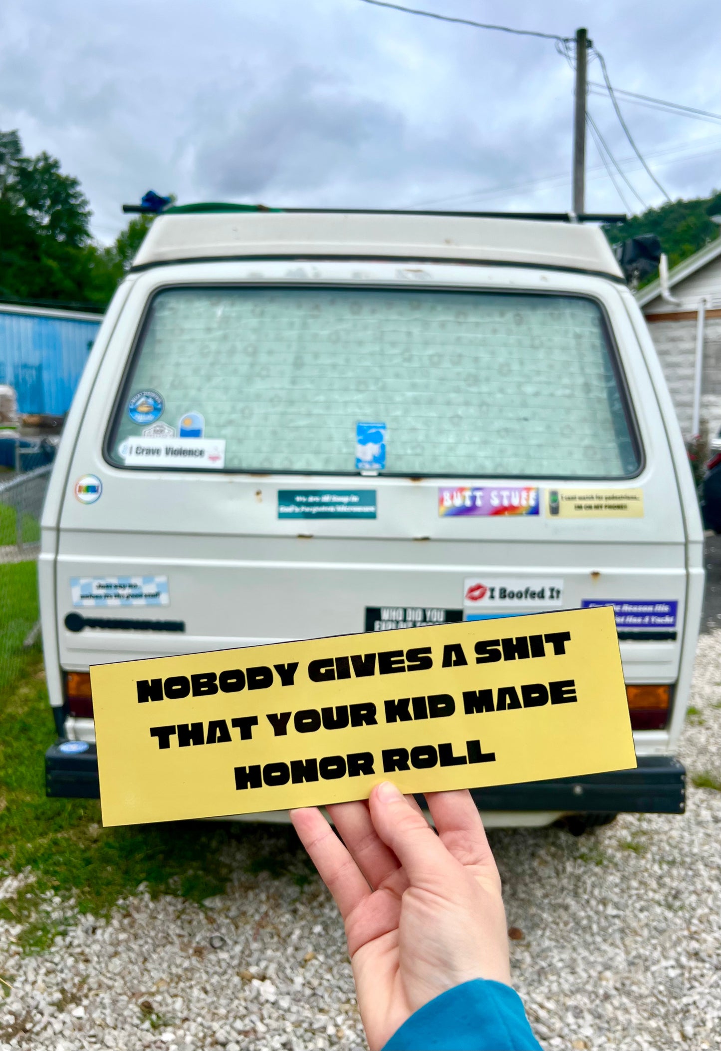 Nobody Gives a Shit That Your Kid Made Honor Roll Sticker