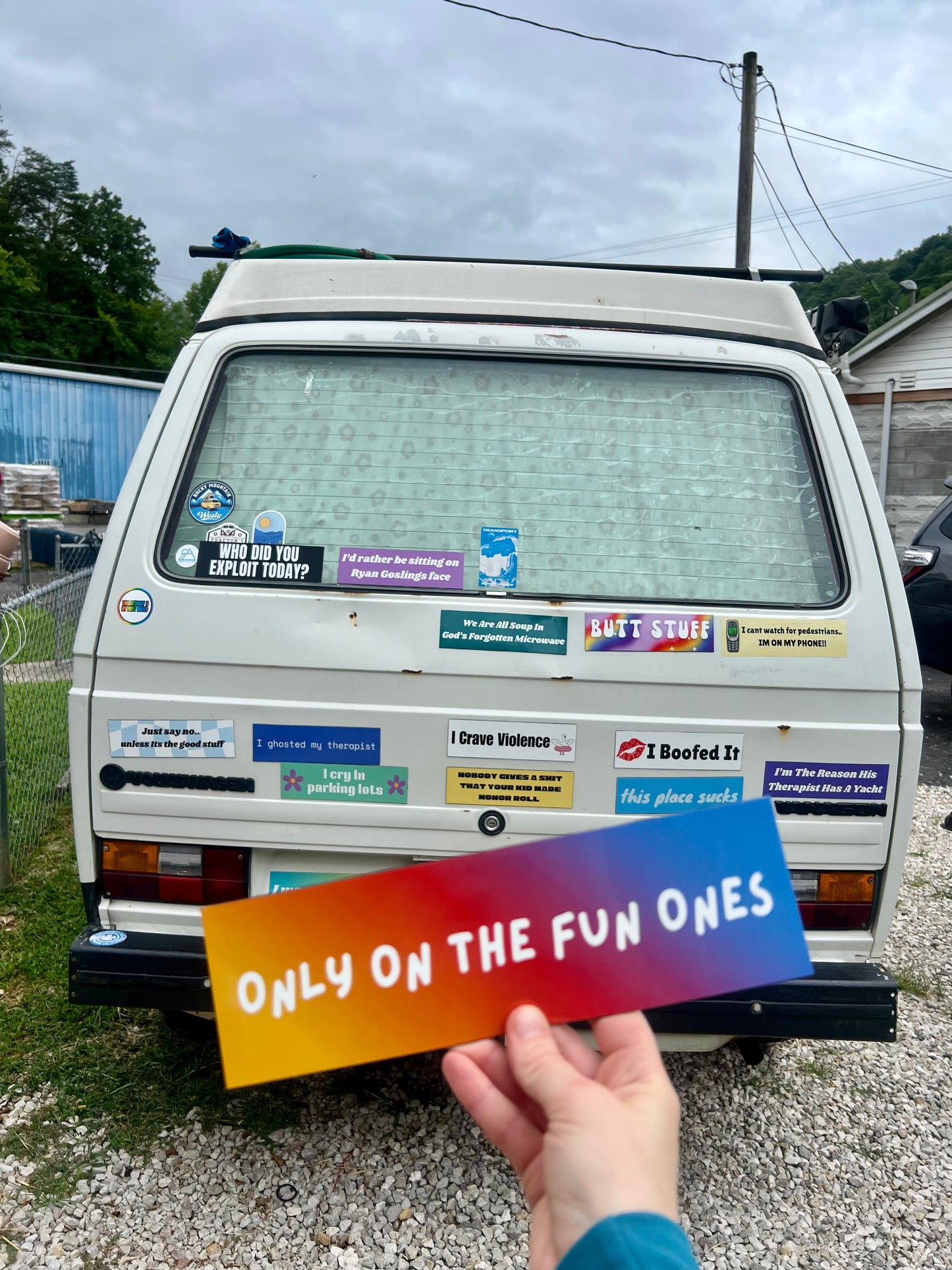 Only on the Fun Ones Sticker