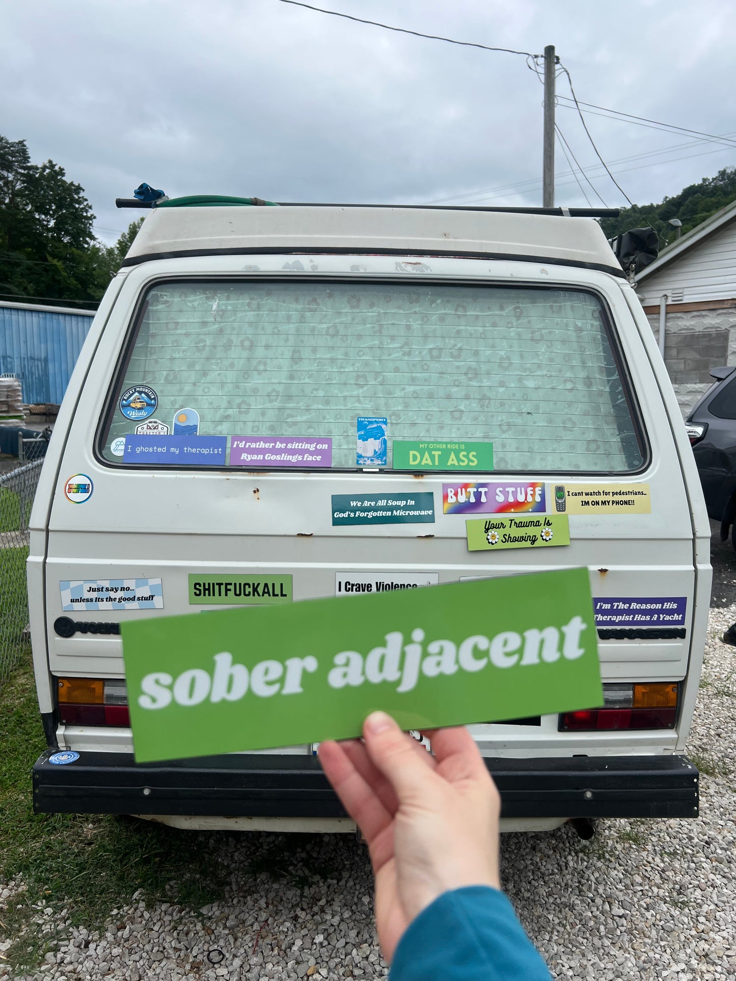 Sober Adjacent Sticker