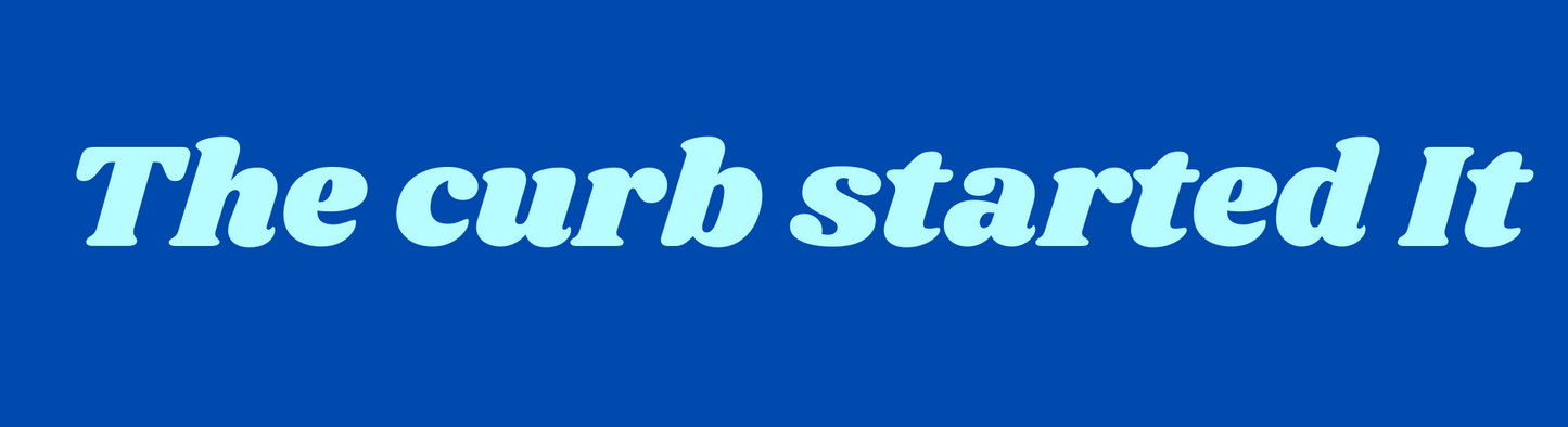 The Curb Started It Sticker