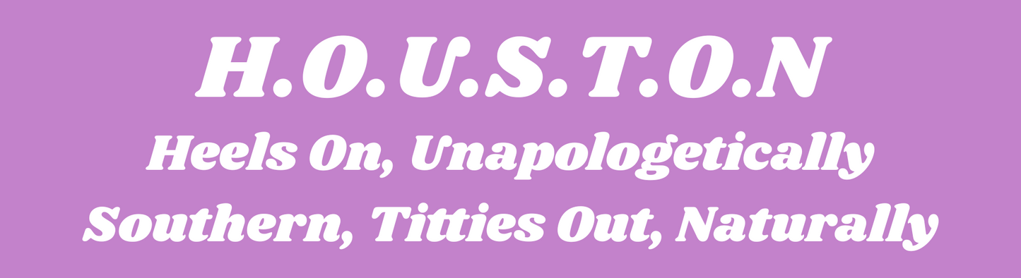 HOUSTON Acronym Sticker