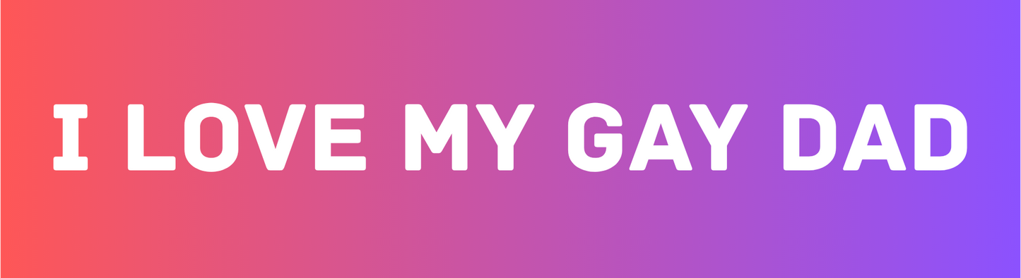 Gay Dad Sticker