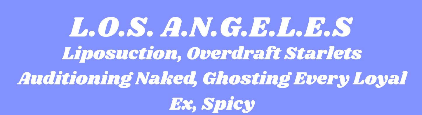 LOS ANGELES Acronym Sticker