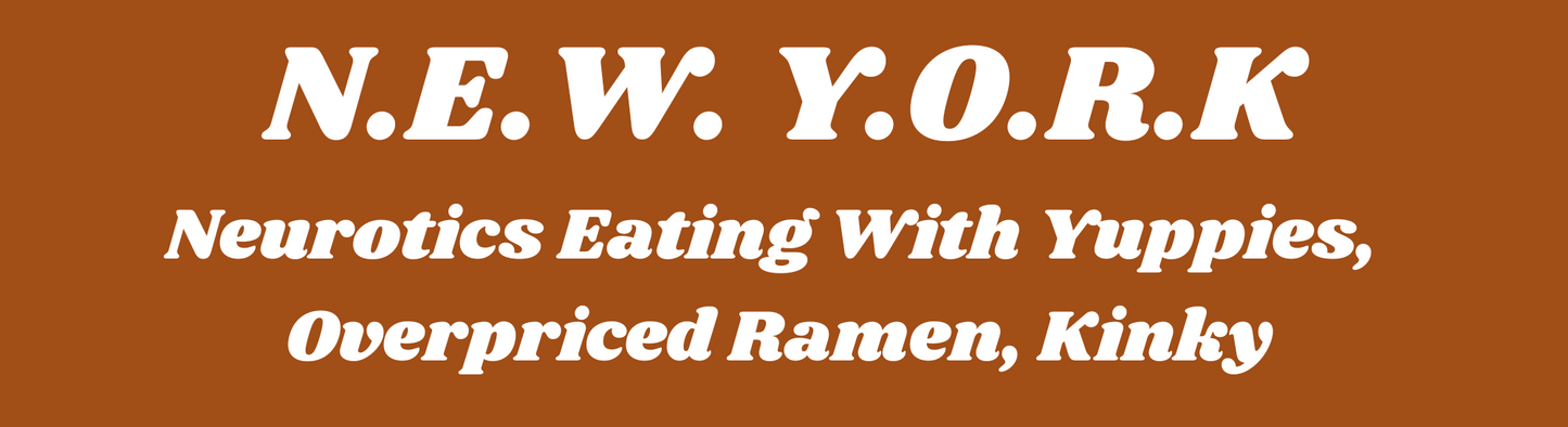 NEW YORK Acronym Sticker