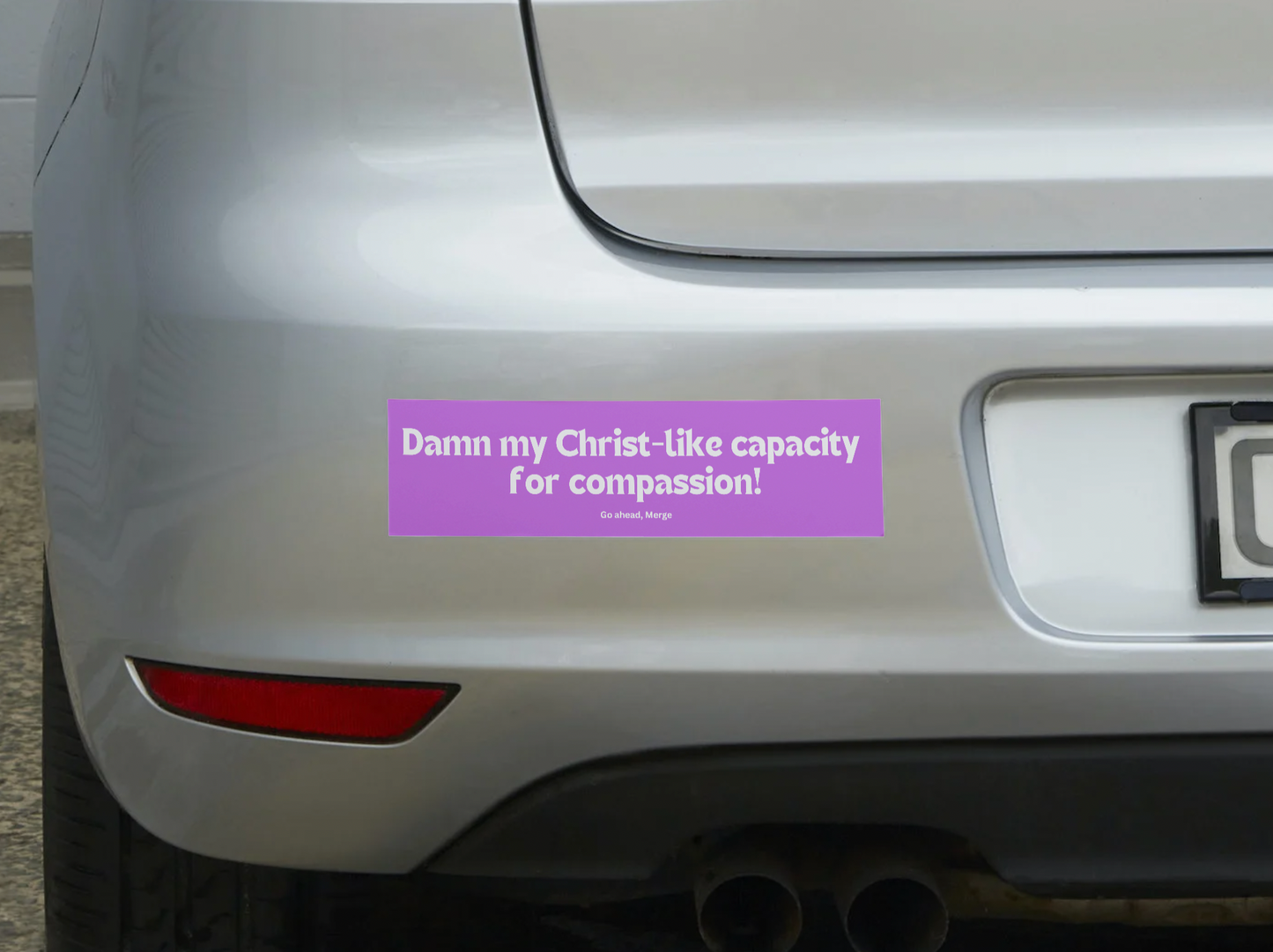Christ-Like Compassion Bumper Sticker