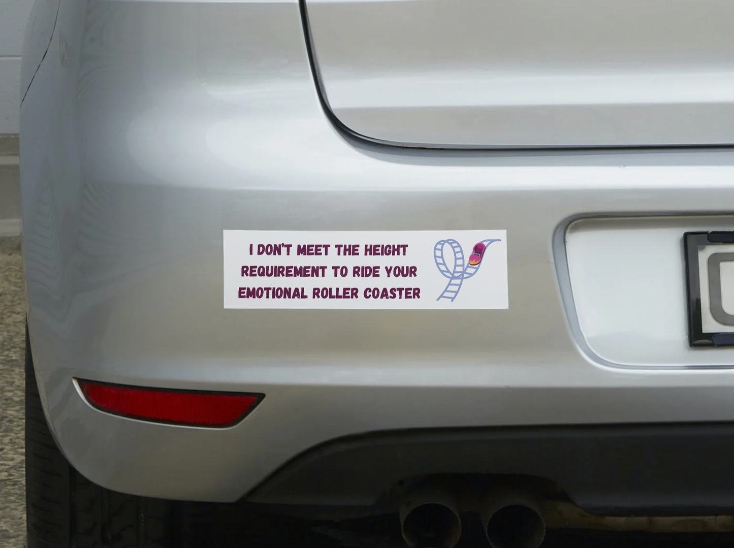 Emotional Rollercoaster Sticker