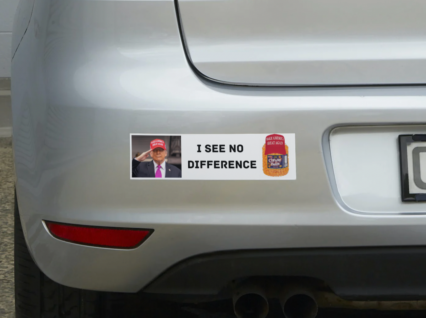 Trump Cheese Puff Sticker