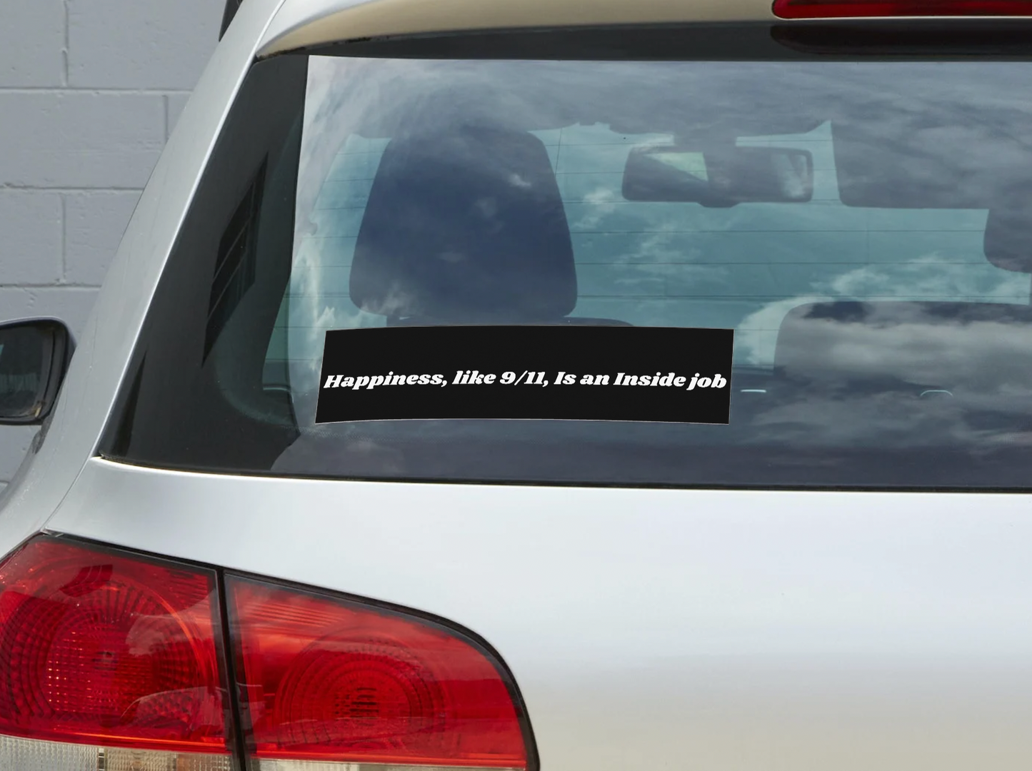 Happiness is an inside job Sticker