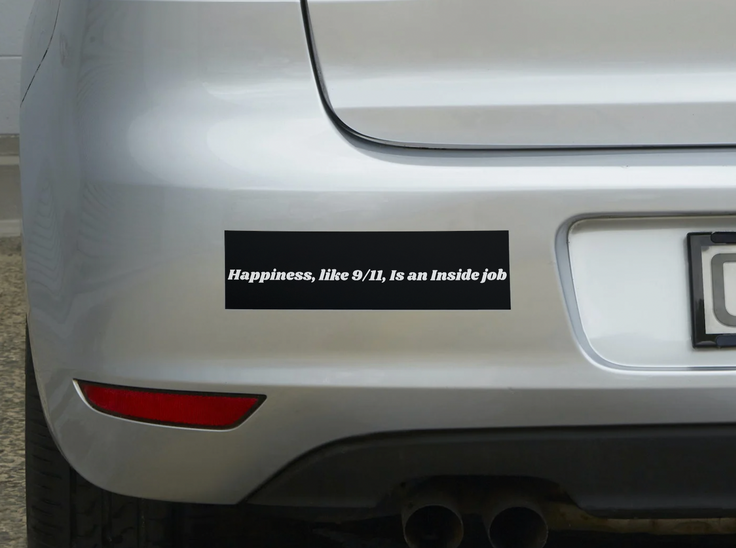 Happiness is an inside job Sticker