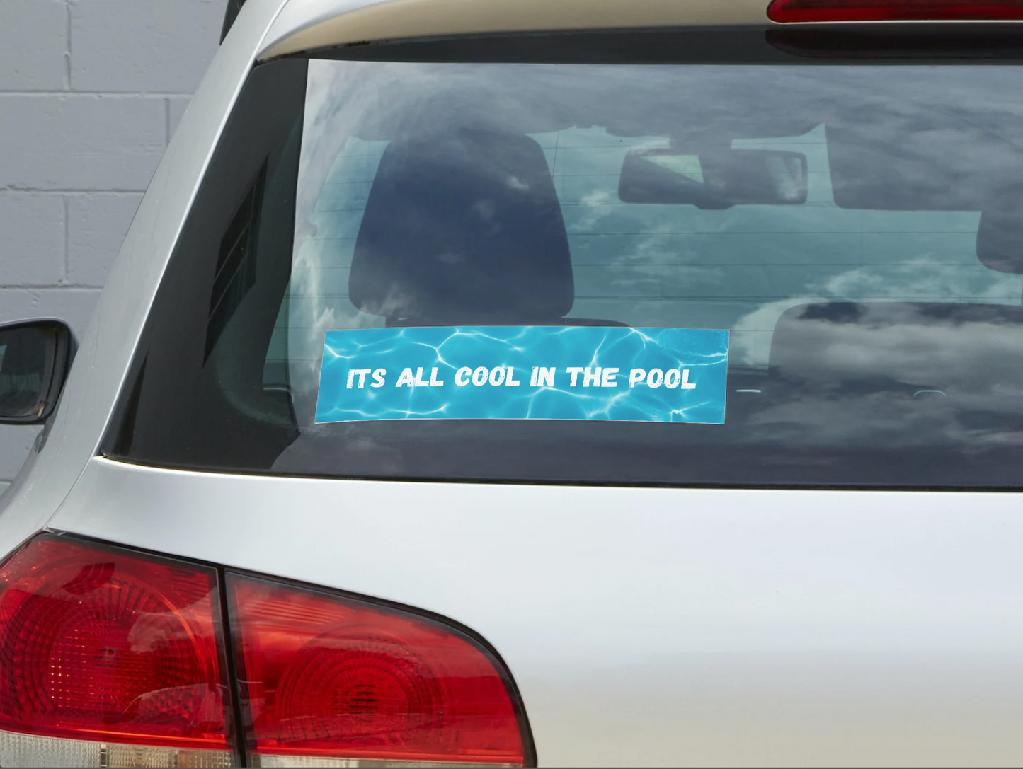 Cool In The Pool Sticker