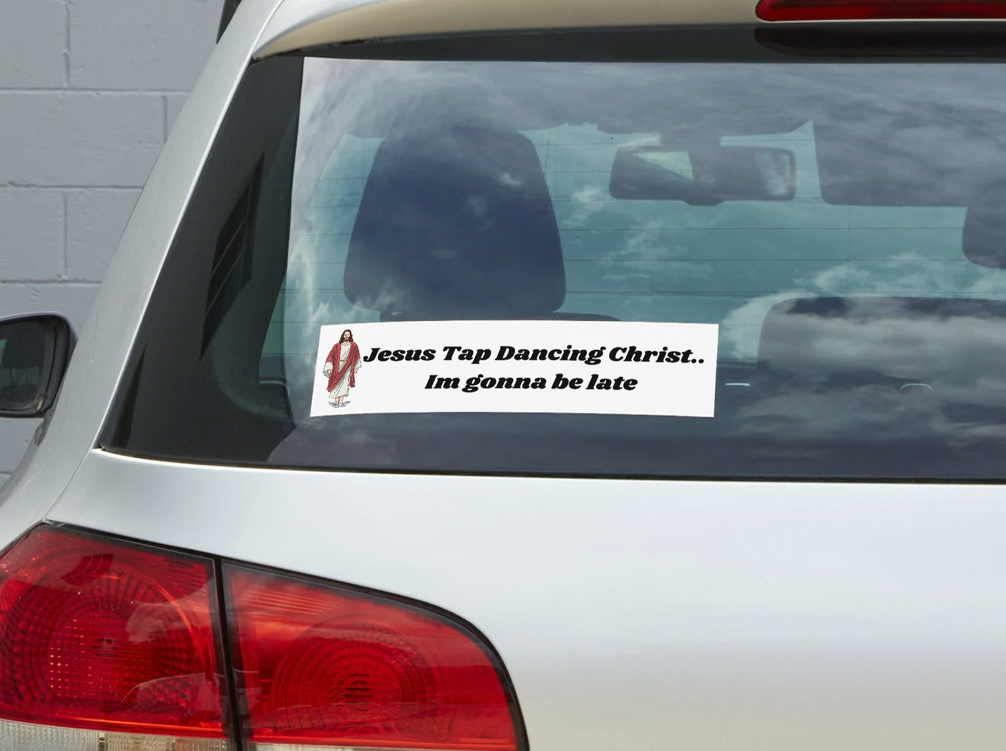 Jesus Tap Dancing Christ Sticker