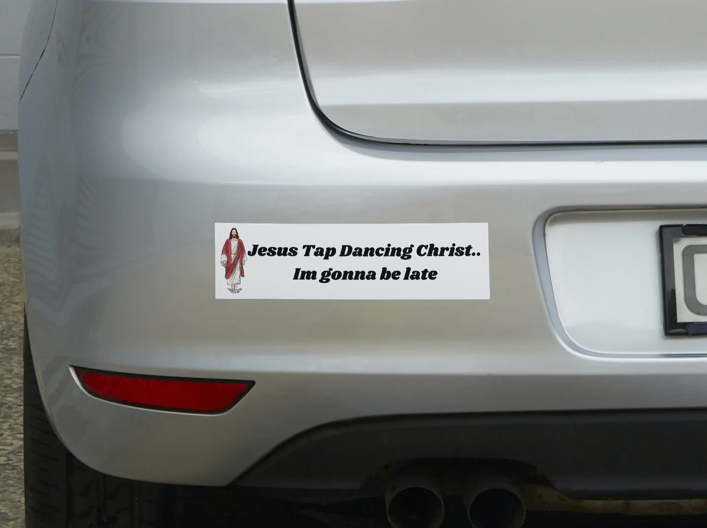 Jesus Tap Dancing Christ Sticker