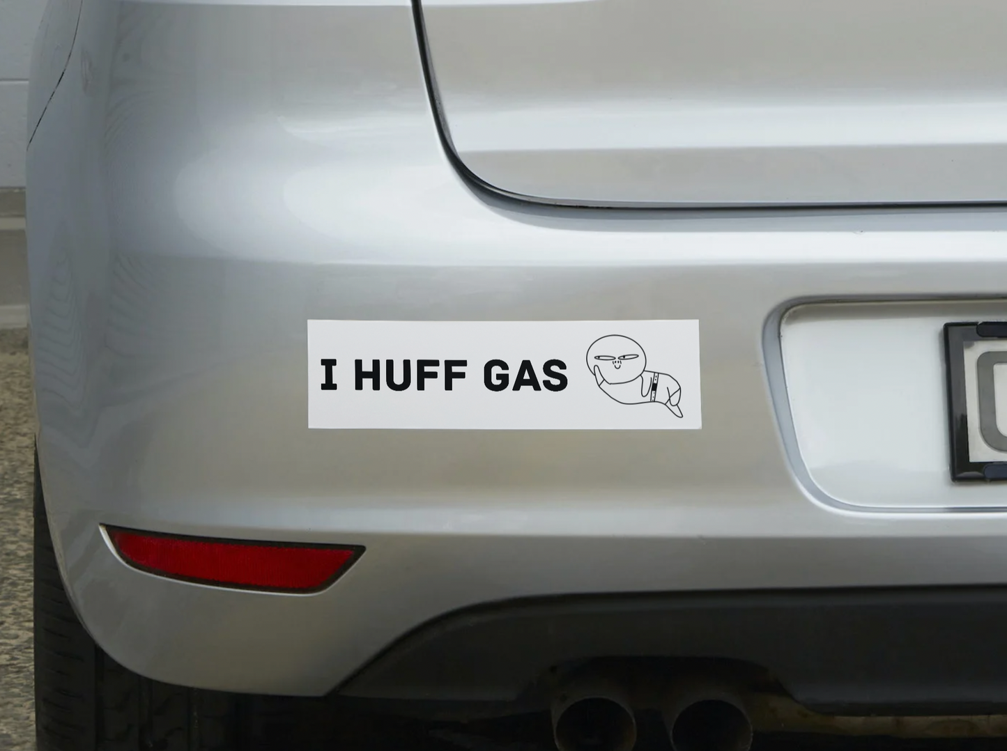 I Huff Gas Sticker