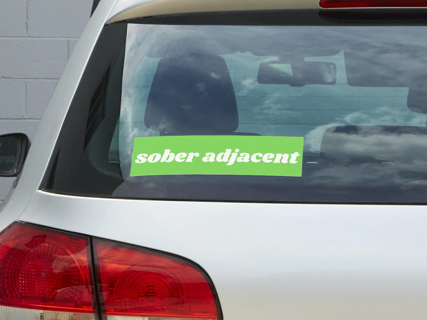 Sober Adjacent Sticker