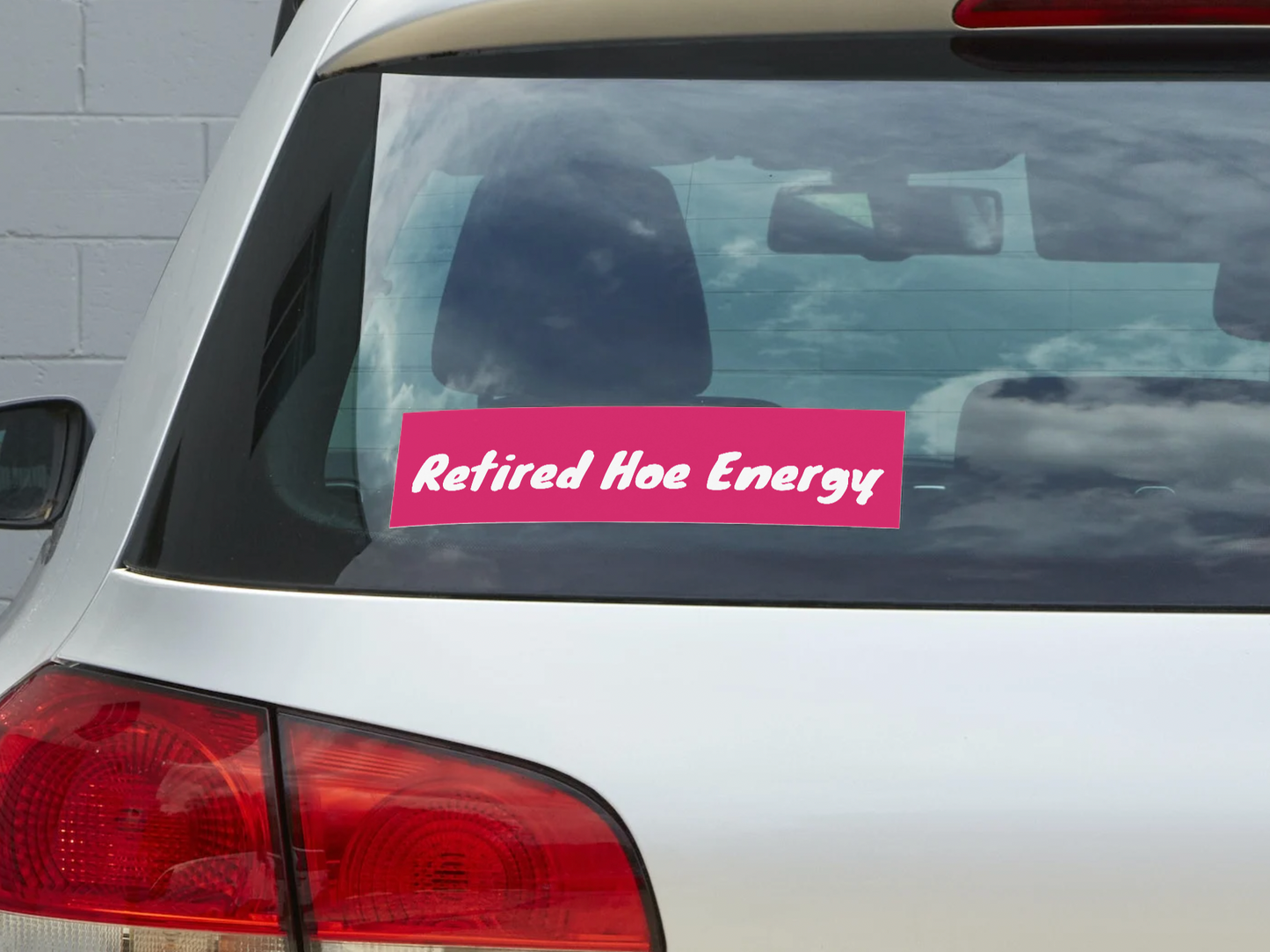Retired Hoe energy Sticker
