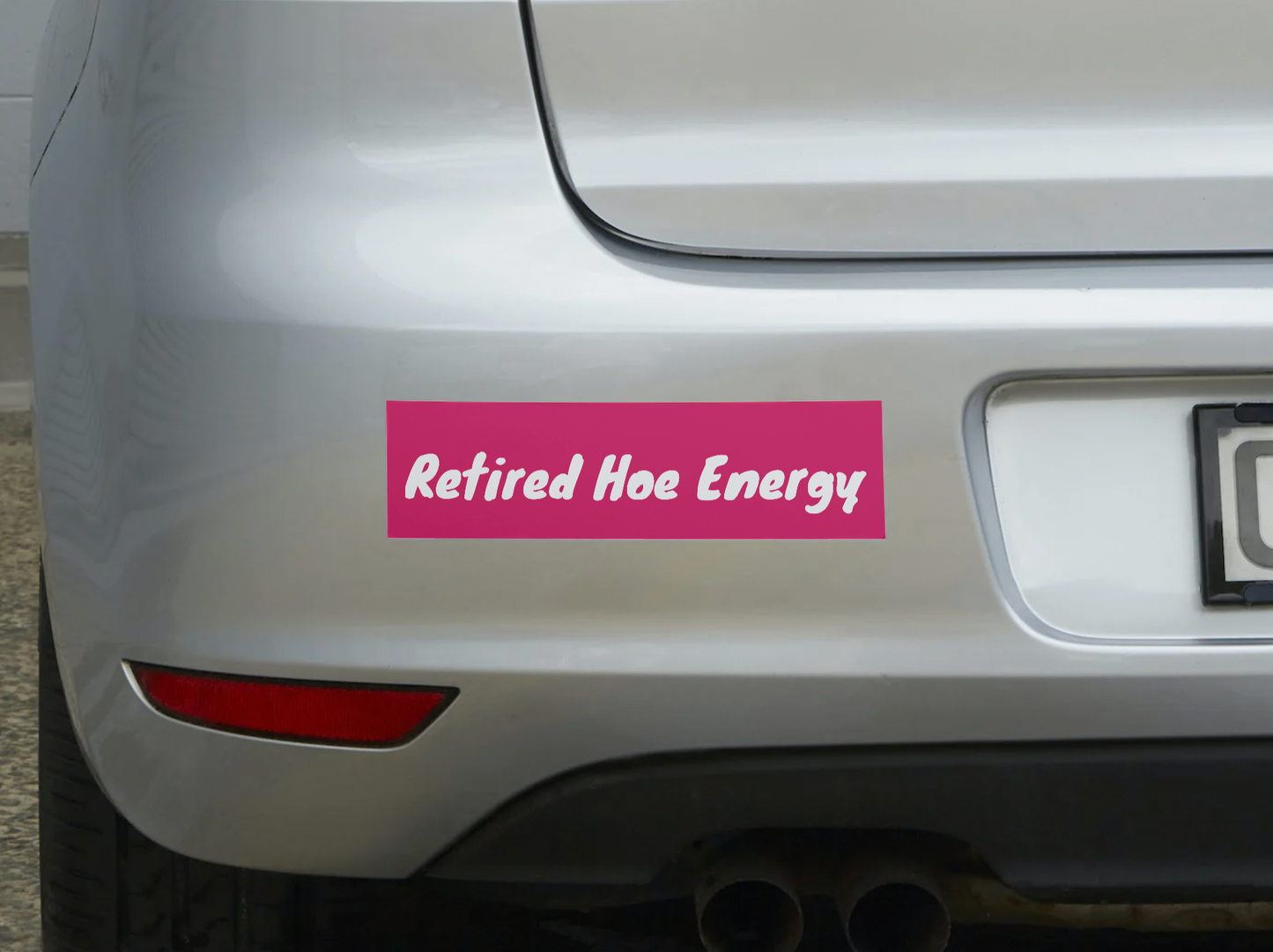 Retired Hoe energy Sticker