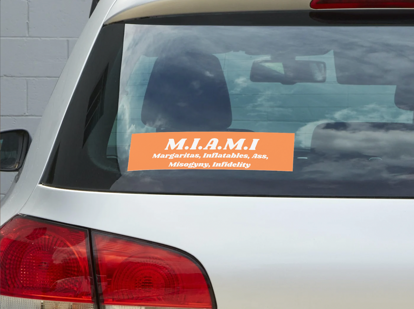 MIAMI Acronym Sticker