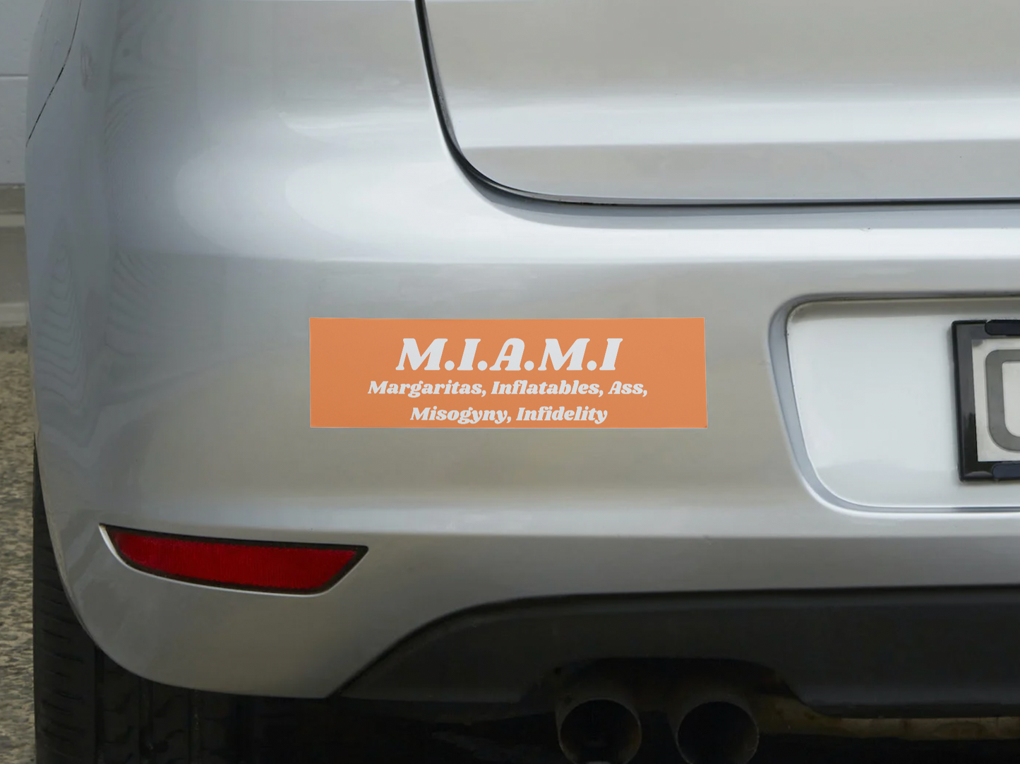 MIAMI Acronym Sticker