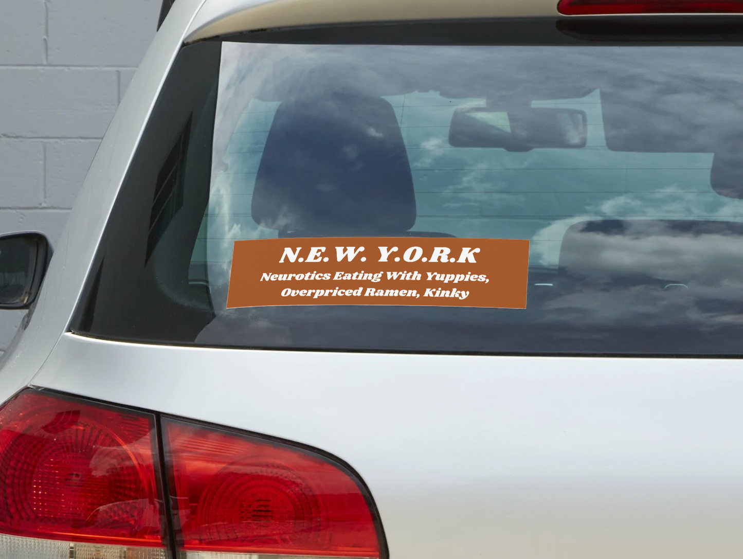 NEW YORK Acronym Sticker