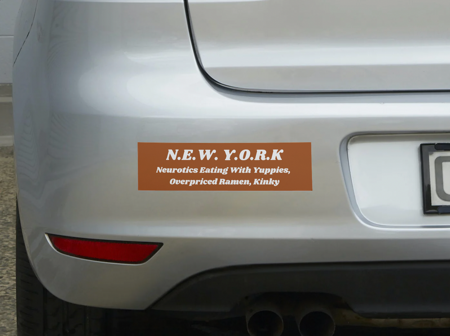 NEW YORK Acronym Sticker