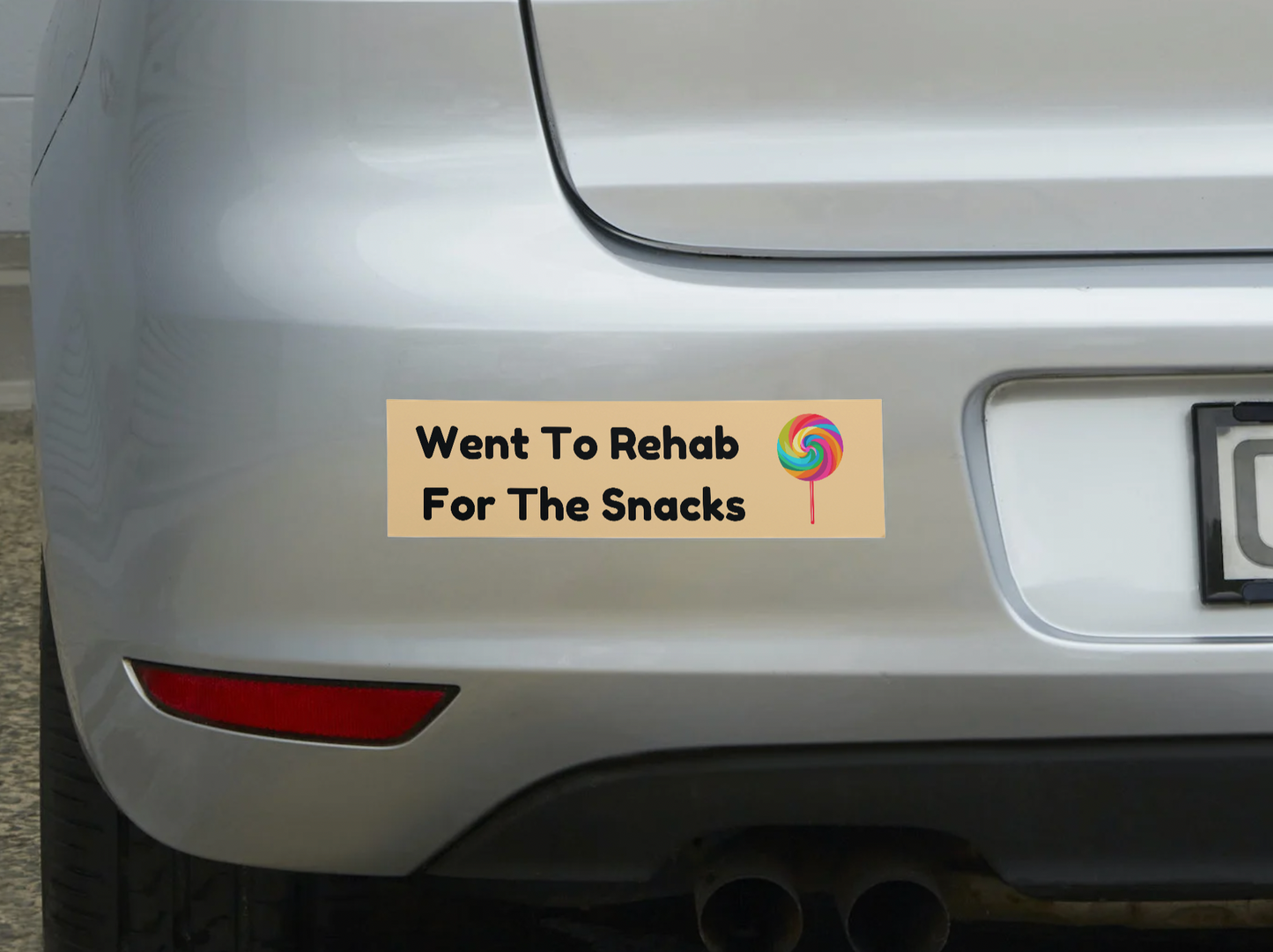 Went to Rehab For the Snacks Sticker