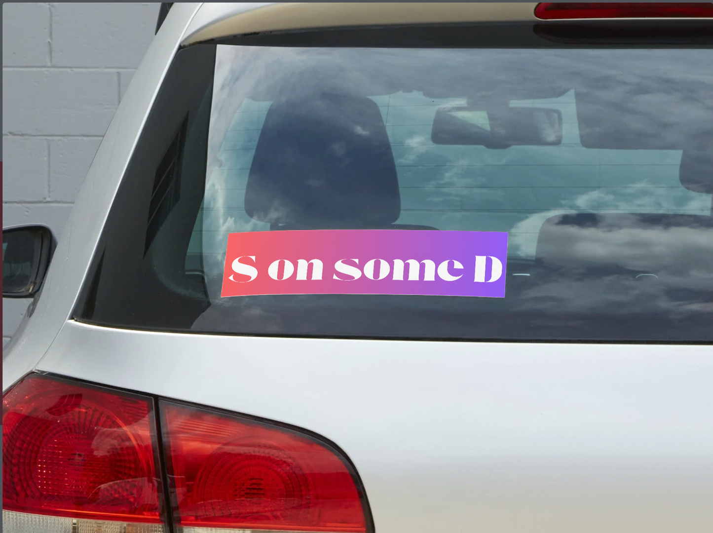 S on some D Sticker