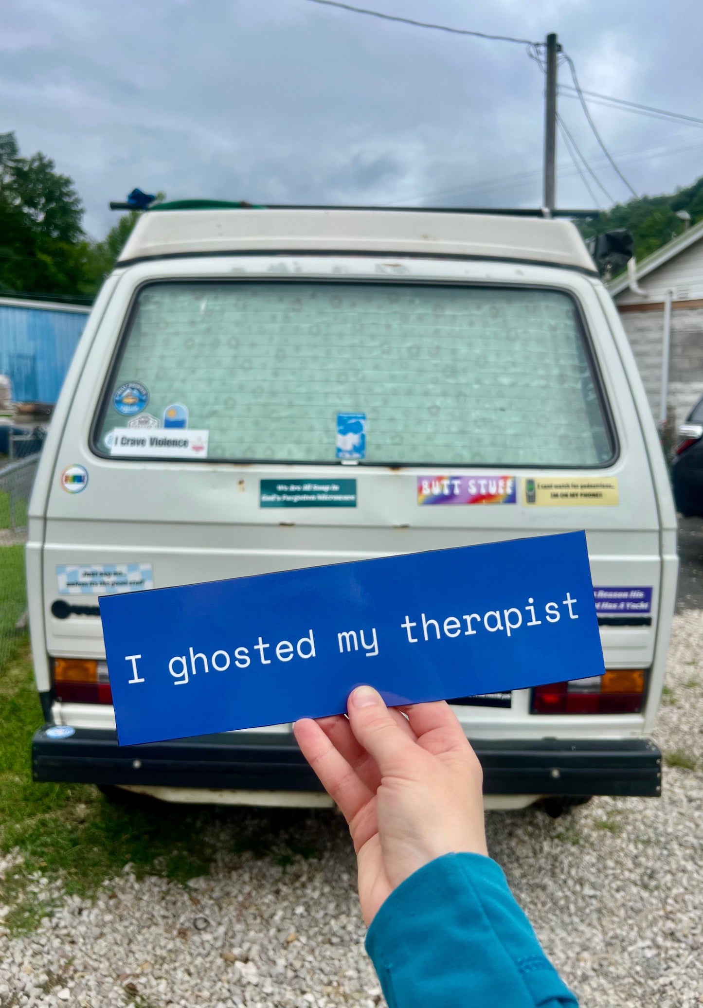 I Ghosted My Therapist Sticker