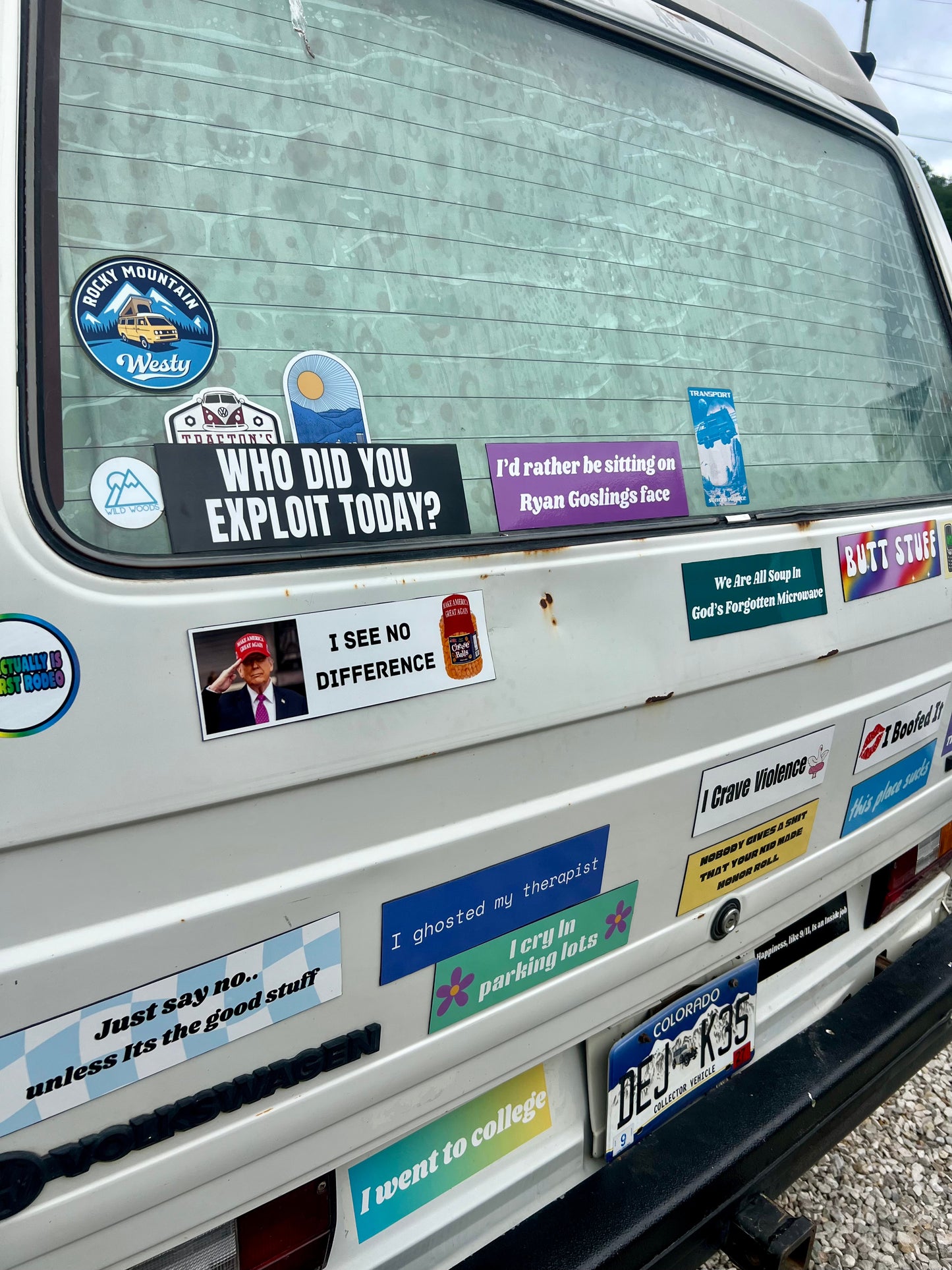 Trump Cheese Puff Sticker