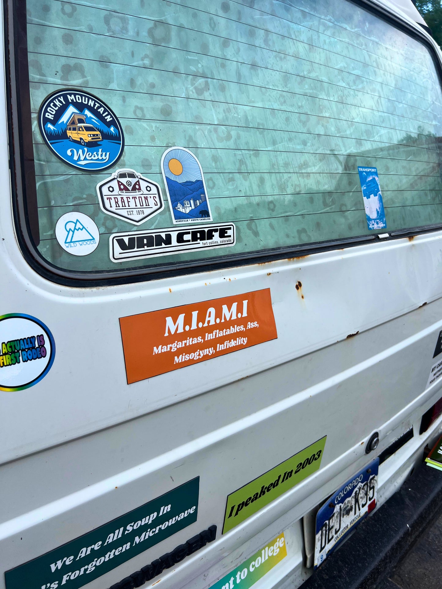 MIAMI Acronym Sticker