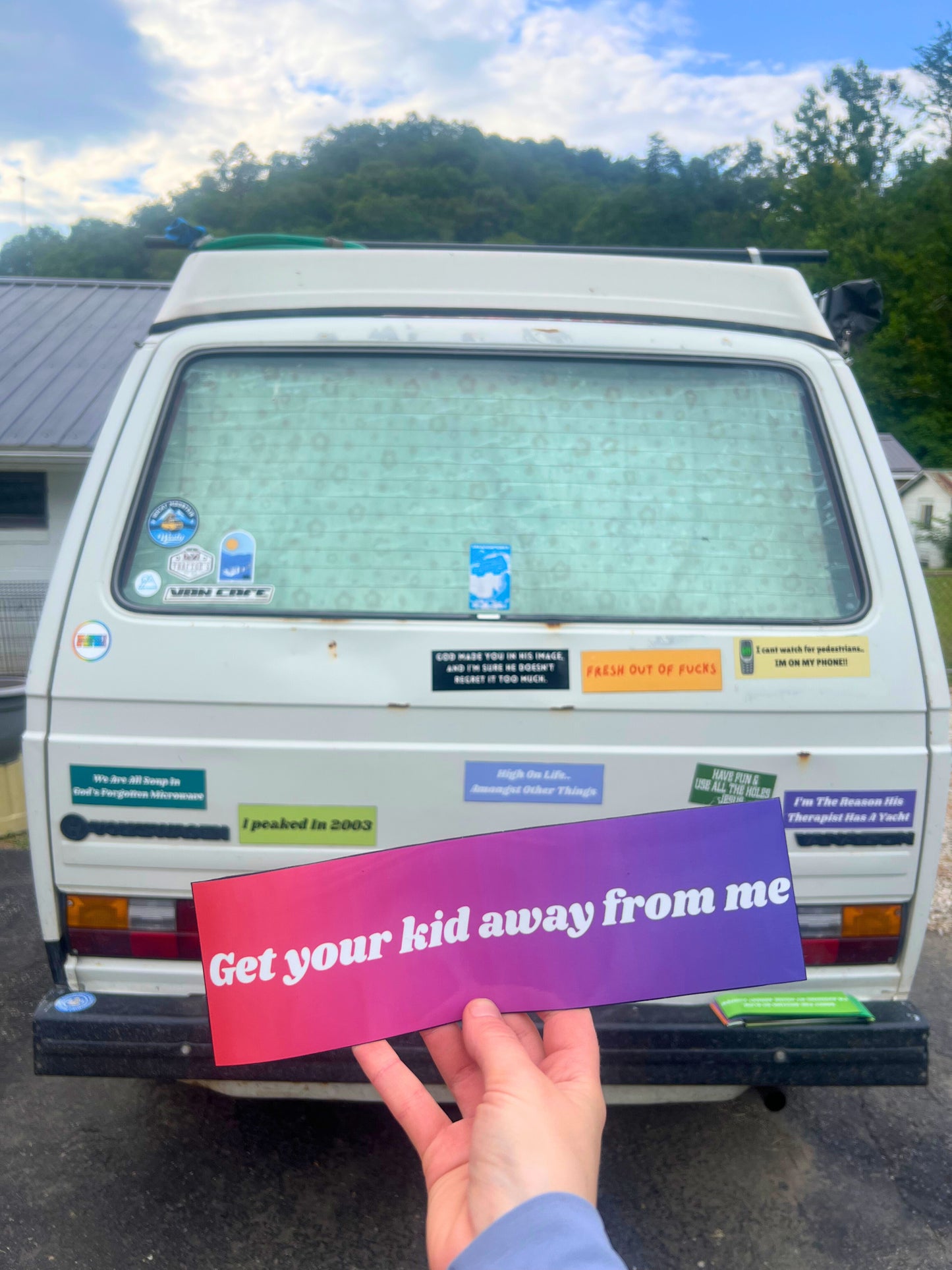 Get Your Kid Away From Me Sticker