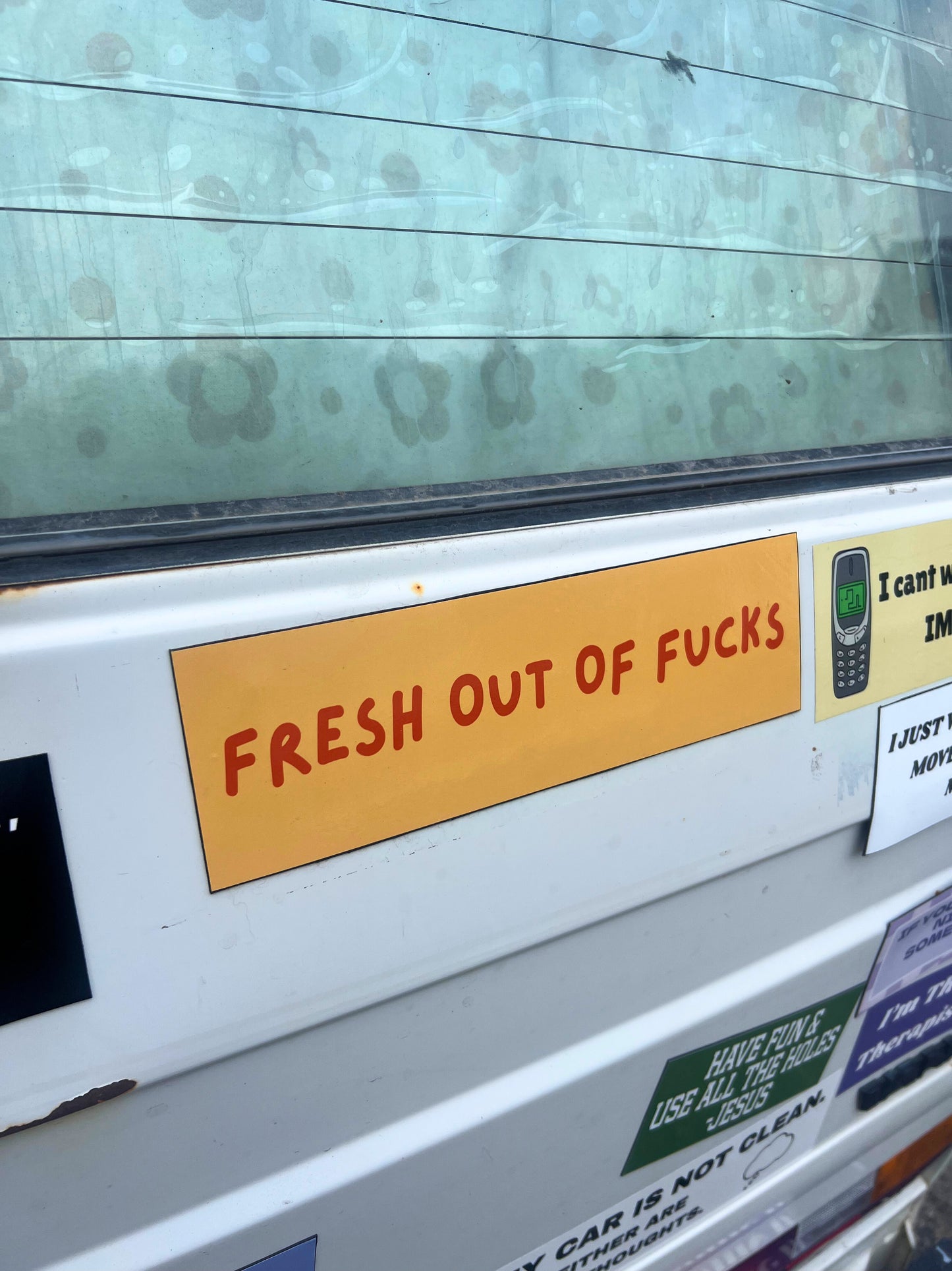 Fresh Out Of Fucks Sticker