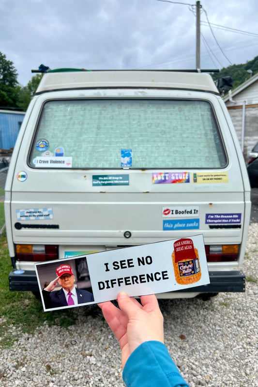 Trump Cheese Puff Sticker